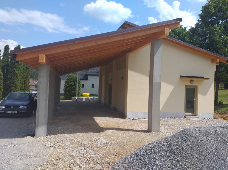 rekonštrukcia domu smútku v čati obce Klíž