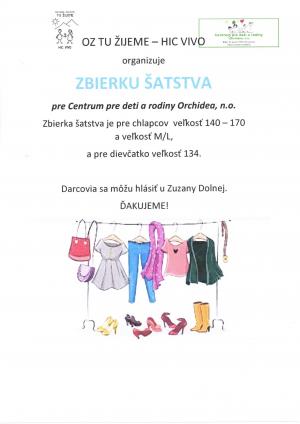 Zbierka šatstva